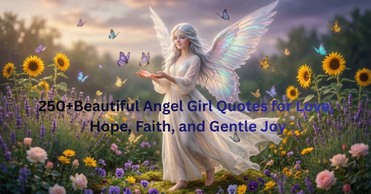 250+Beautiful Angel Girl Quotes for Love, Hope, Faith, and Gentle Joy