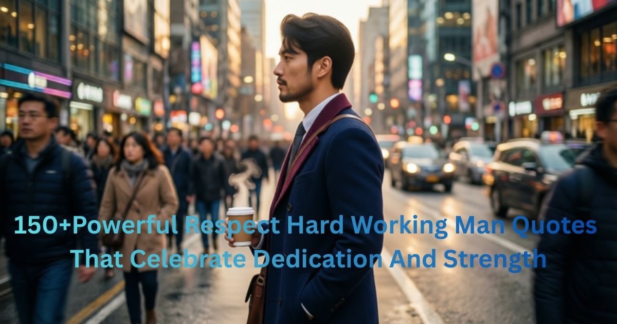 150+Powerful Respect Hard Working Man Quotes That Celebrate Dedication And Strength