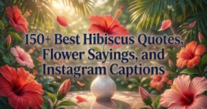 150+ Best Hibiscus Quotes, Flower Sayings, and Instagram Captions
