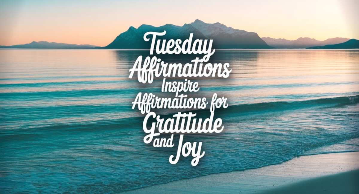 Gratitude-Focused Tuesday Affirmations