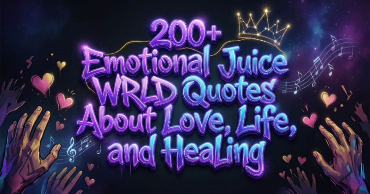200+Emotional Juice WRLD Quotes About Love, Life, and Healing