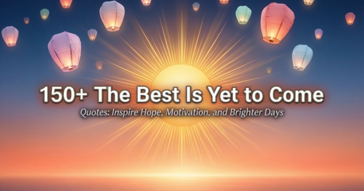 150+The Best Is Yet to Come Quotes: Inspire Hope, Motivation, and Brighter Days
