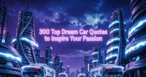 300 Top Dream Car Quotes to Inspire Your Passion