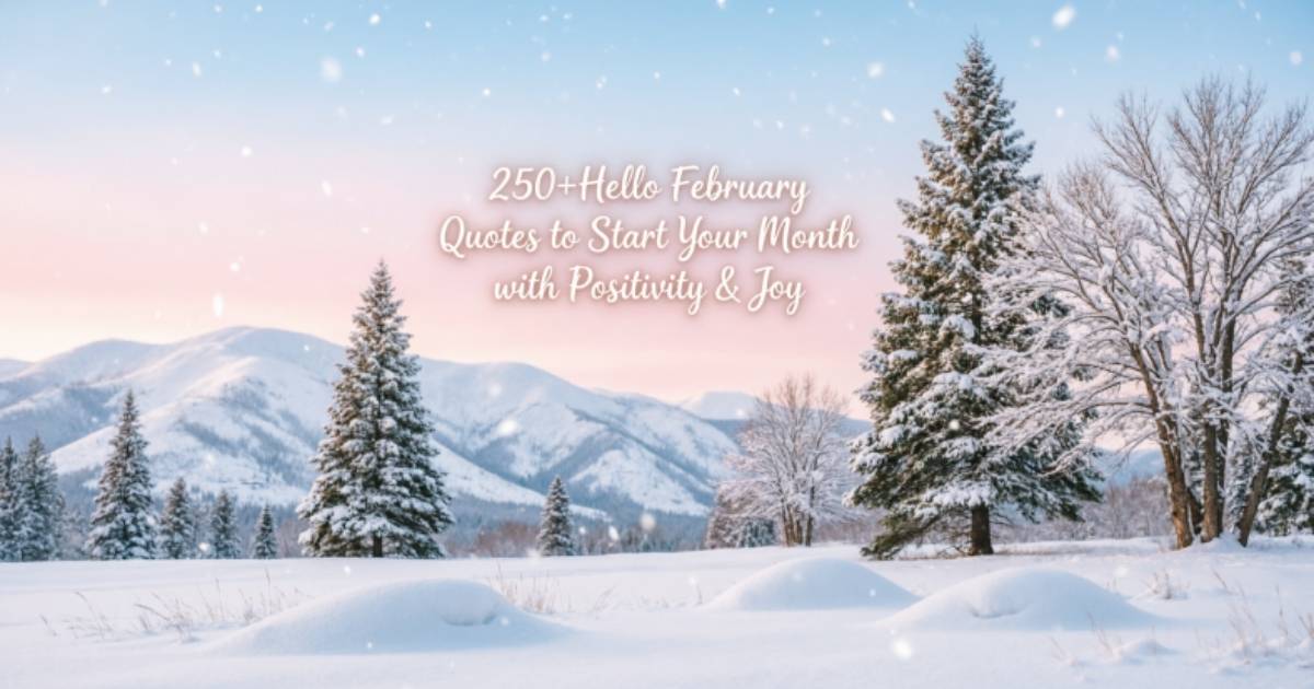 250+Hello February Quotes to Start Your Month with Positivity & Joy
