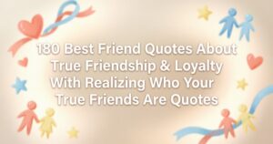 180 Best Friend Quotes About True Friendship & Loyalty With Realizing Who Your True Friends Are Quotes