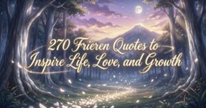 270 Frieren Quotes to Inspire Life, Love, and Growth