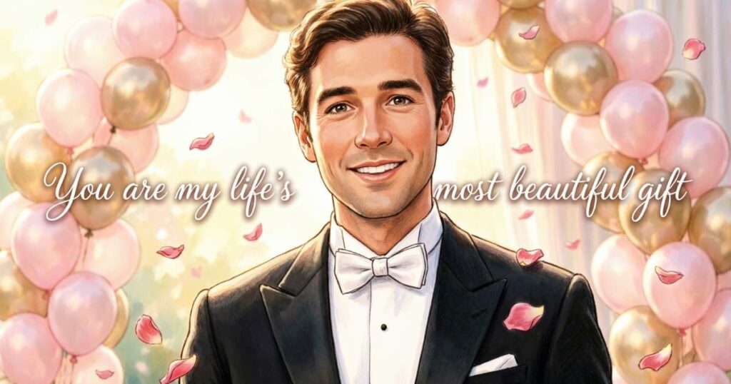 HEARTFELT GROOM QUOTES ABOUT LOVE & LIFE TOGETHER
