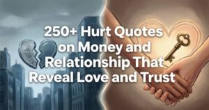 250+ Hurt Quotes on Money and Relationship That Reveal Love and Trust