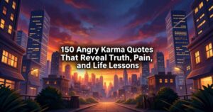 150 Angry Karma Quotes That Reveal Truth, Pain, and Life Lessons