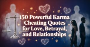 150 Powerful Karma Cheating Quotes for Love, Betrayal, and Relationships