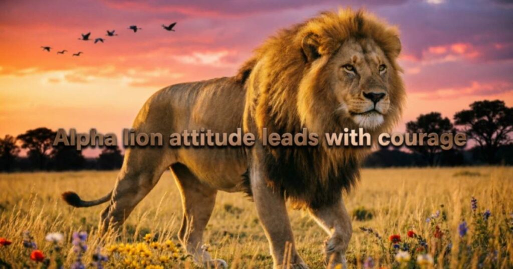 ALPHA AND SAVAGE LION QUOTES
