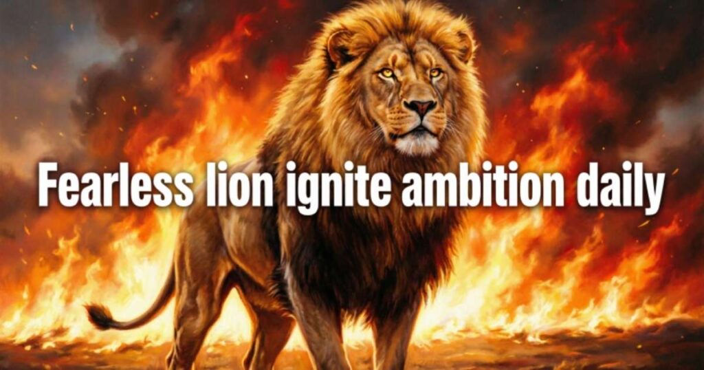 LION QUOTES ON SUCCESS
