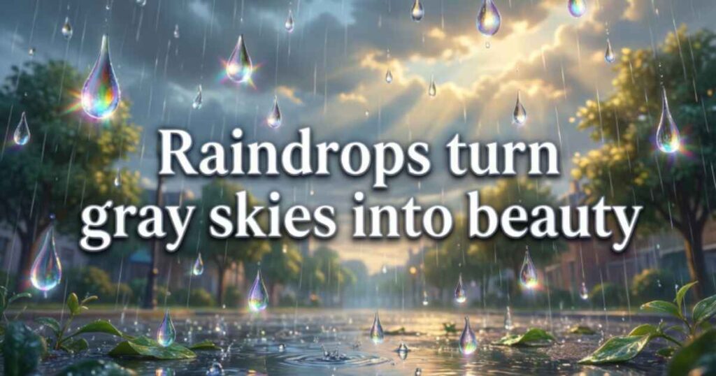 FINDING BEAUTY IN RAINY DAYS
