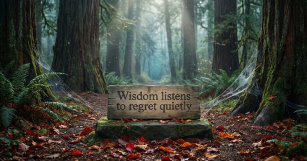 Wise Regret Quotes
