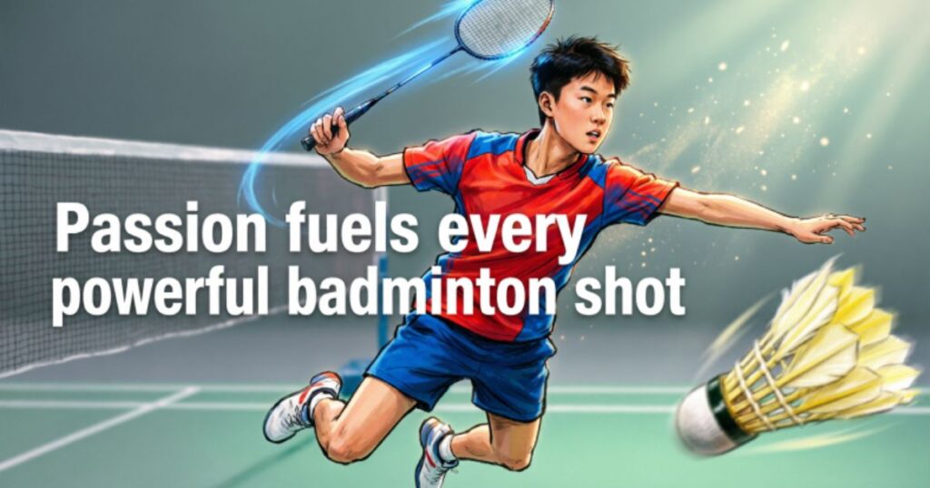 INSPIRATIONAL BADMINTON QUOTES ABOUT PASSION AND DEDICATION