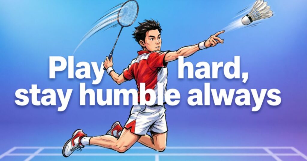 I LOVE BADMINTON QUOTES FOR LEARNING THE GAME