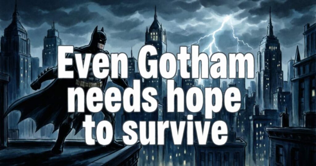 BATMAN QUOTES ABOUT HOPE