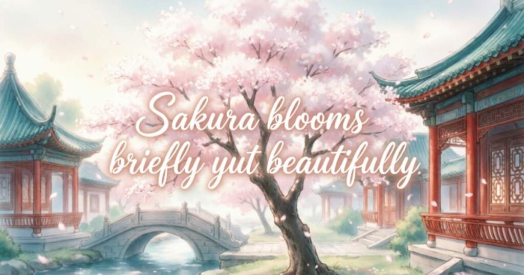 DEEP CHERRY BLOSSOM QUOTES ABOUT IMPERMANENCE