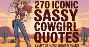 270 Iconic Sassy Cowgirl Quotes Every Strong Woman Needs