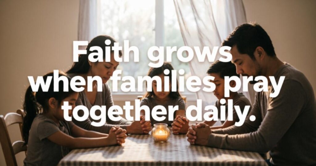 BIBLE VERSES ABOUT FAMILY PRAYER