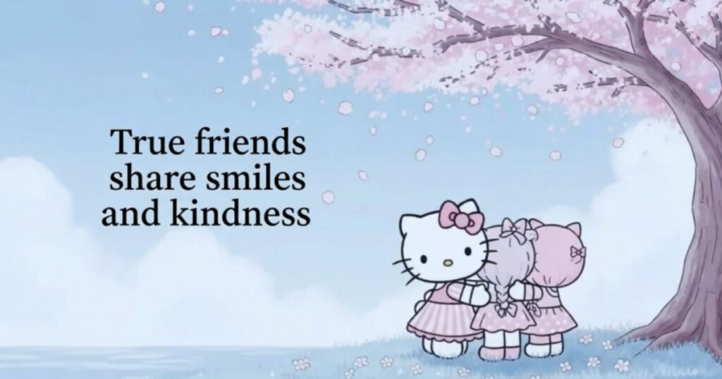 HELLO KITTY QUOTES ABOUT FRIENDSHIP