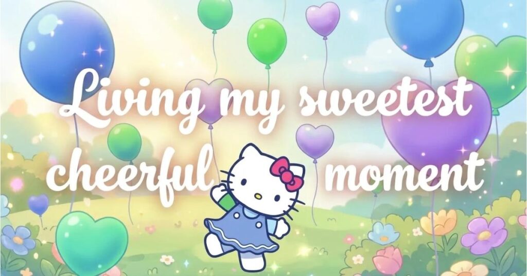 FUNNY AND CUTE HELLO KITTY CAPTIONS FOR INSTAGRAM