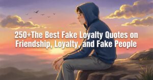 250+The Best Fake Loyalty Quotes on Friendship, Loyalty, and Fake People
