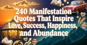 240 Manifestation Quotes That Inspire Love, Success, Happiness, and Abundance