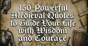 150 Powerful Medieval Quotes to Guide Your Life with Wisdom and Courage