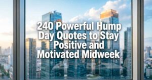 240 Powerful Hump Day Quotes to Stay Positive and Motivated Midweek