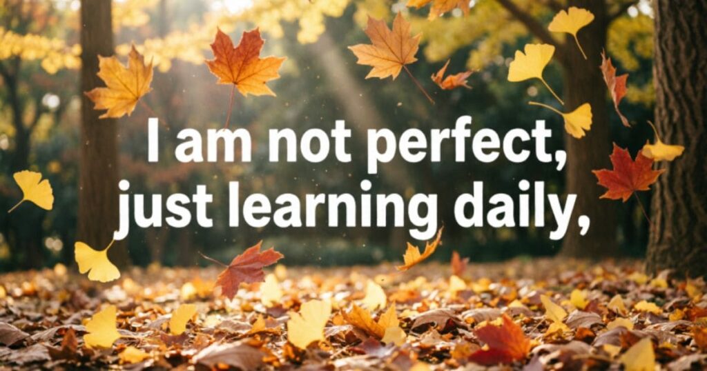 QUOTES ON NOT BEING PERFECT