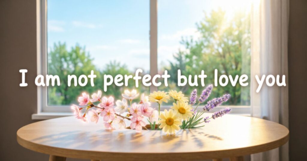 ROMANTIC I AM NOT PERFECT QUOTES FOR HIM