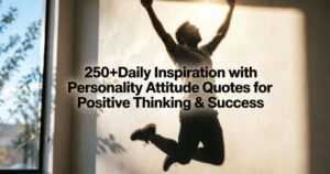 250+Daily Inspiration with Personality Attitude Quotes for Positive Thinking & Success