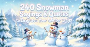 240 Snowman Sayings & Quotes to Brighten Your Winter Days
