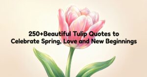 250+Beautiful Tulip Quotes to Celebrate Spring, Love and New Beginnings