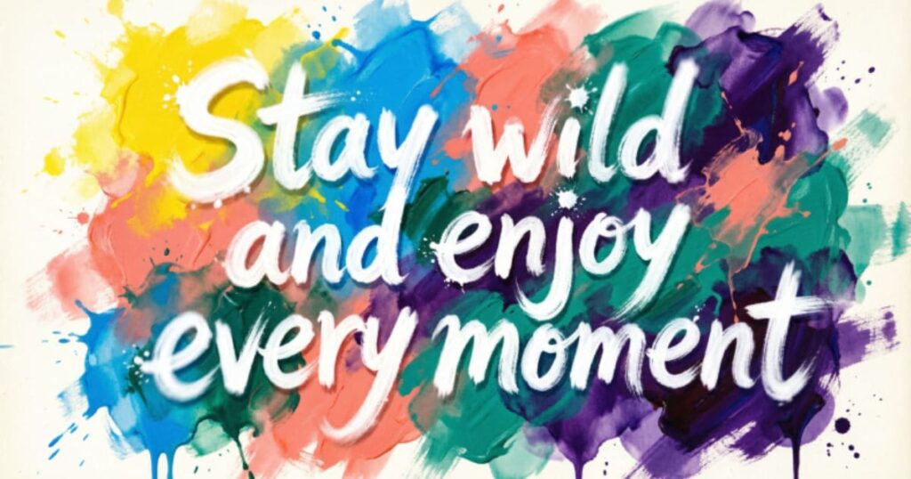 FUN AND EXCITING TWO-WORD QUOTES & CAPTIONS