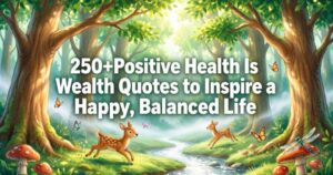 250+Positive Health Is Wealth Quotes to Inspire a Happy, Balanced Life