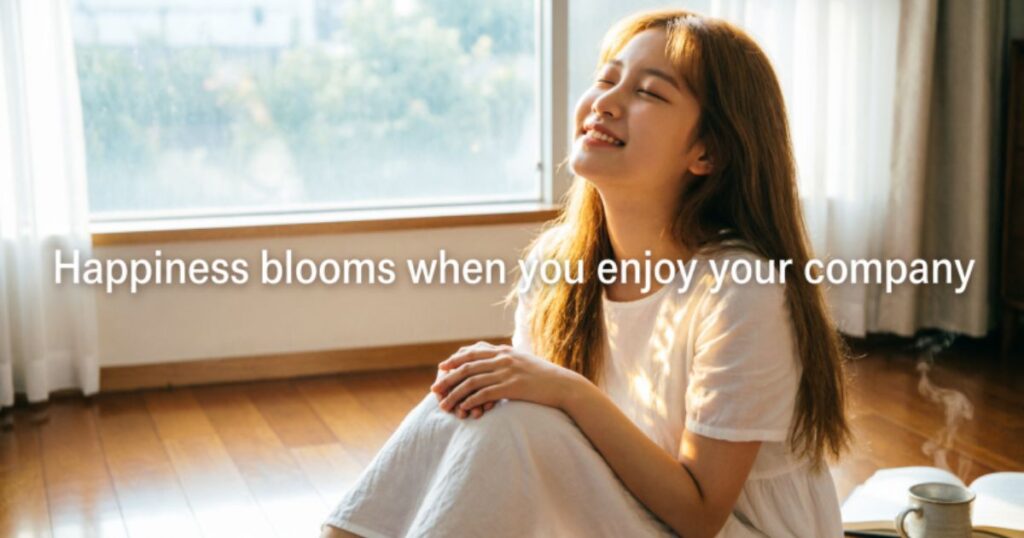 QUOTES ABOUT BEING HAPPY ALONE
