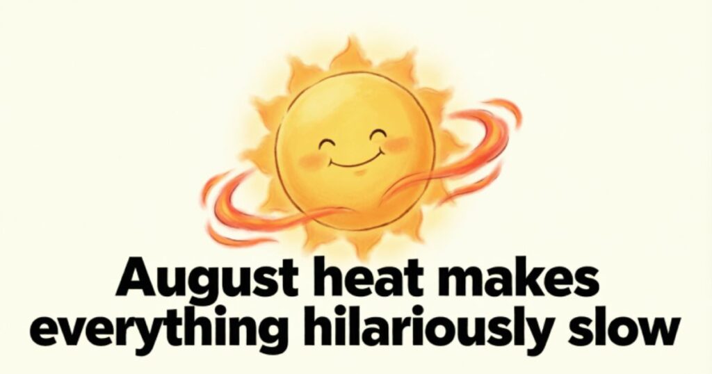 FUNNY AUGUST QUOTES
