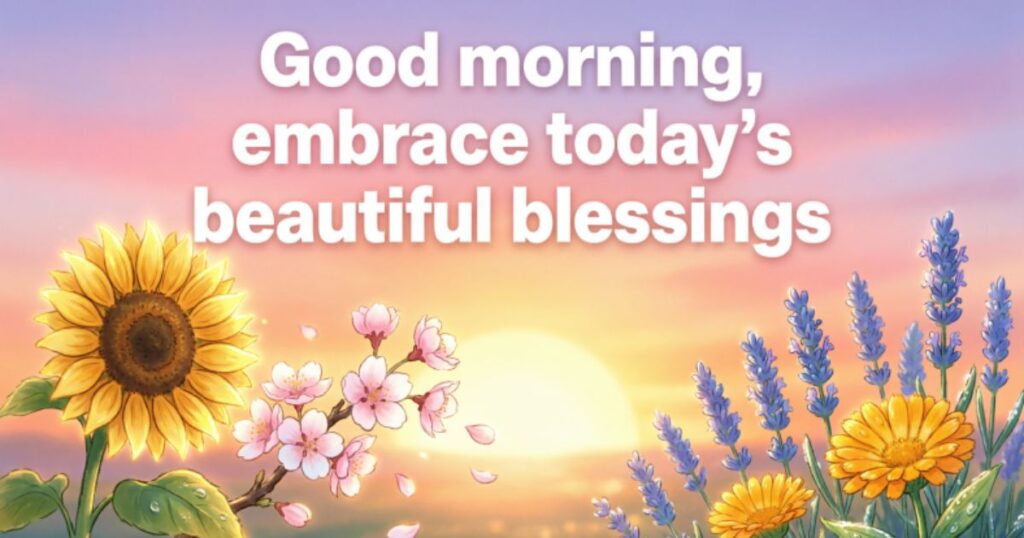 MORNING BEAUTIFUL BLESSINGS QUOTES
