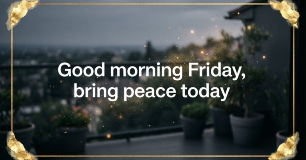 FRIDAY MORNING QUOTES
