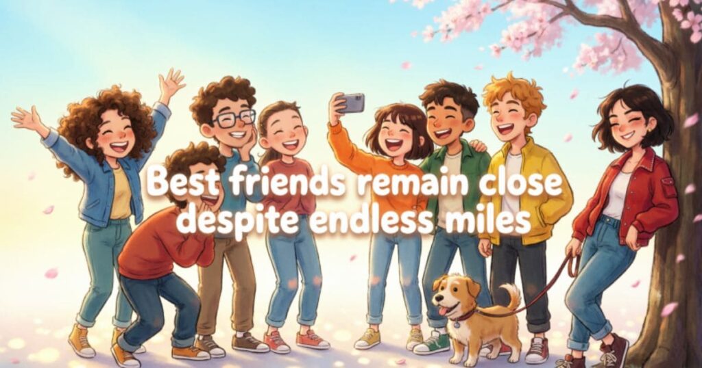 QUOTES FOR YOUR BEST FRIENDS WHEN YOU'RE MILES APART