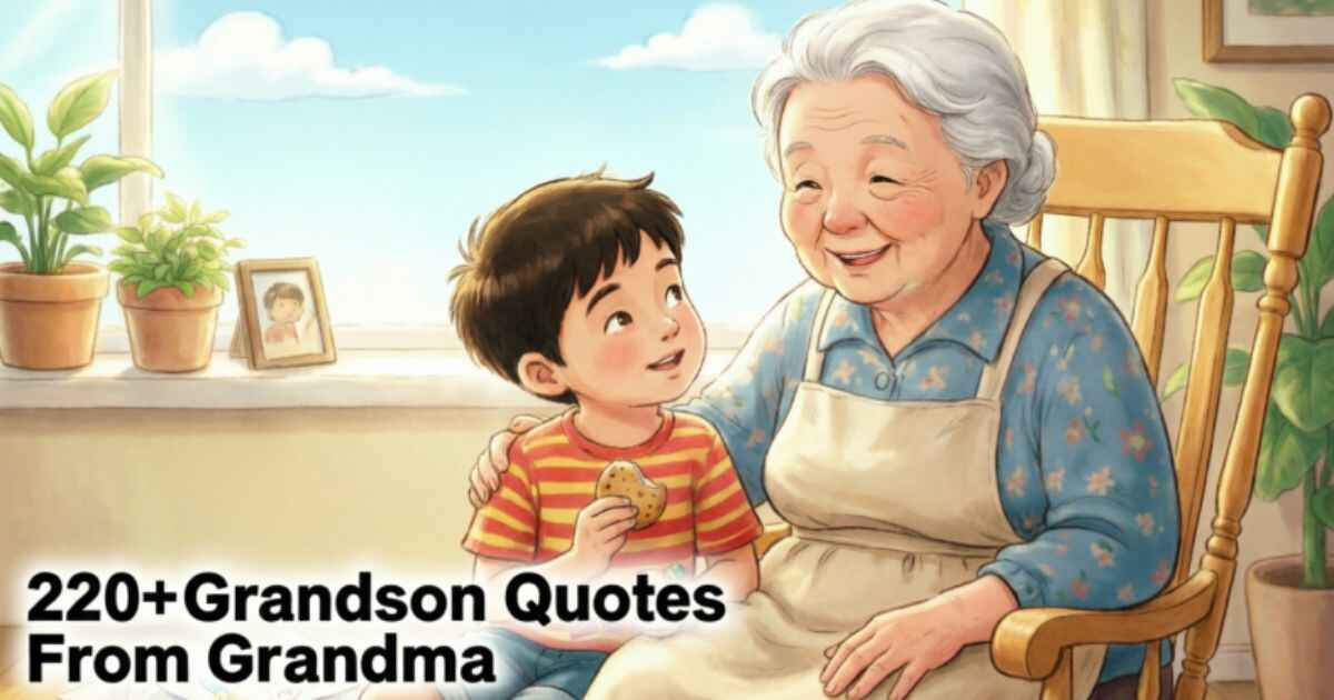 220+Grandson Quotes From Grandma