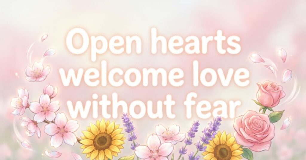 Loving Quotes With an Open Heart