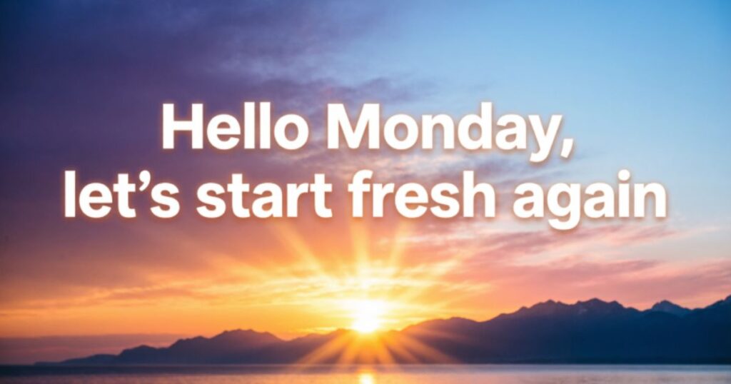 HELLO MONDAY QUOTES
