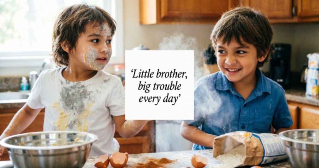 FUNNY LITTLE BROTHER QUOTES AND SAYINGS
