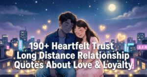 190+ Heartfelt Trust Long Distance Relationship Quotes About Love & Loyalty