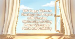 180 Happy Midweek Blessings and Prayers with Blessing Wednesday Morning Prayer Quotes for Peace and Positivity
