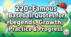 220+Famous Baseball Quotes for Legends, Growth, Practice & Progress 