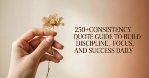 250+Consistency Quote Guide to Build Discipline, Focus, and Success Daily 